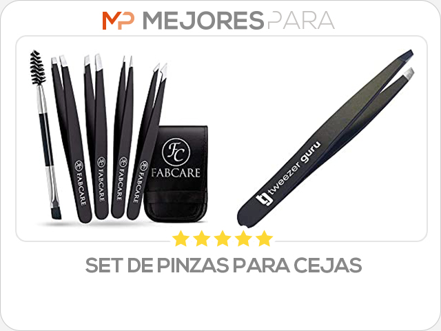 set de pinzas para cejas