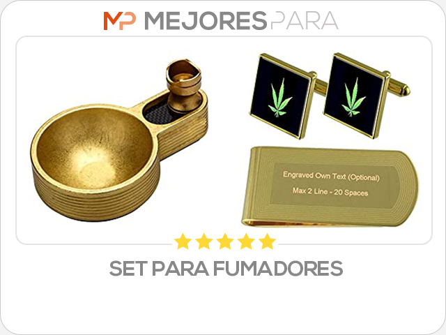 set para fumadores