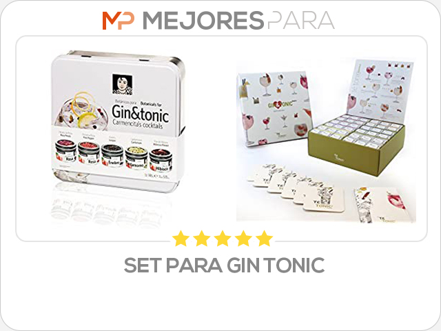 set para gin tonic