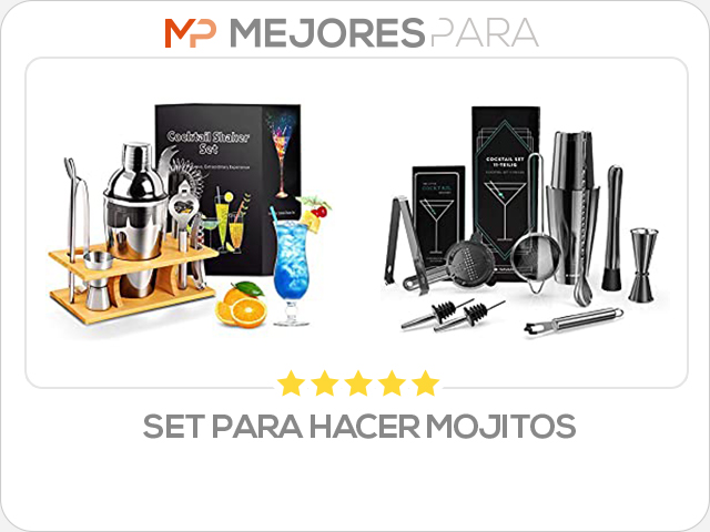 set para hacer mojitos