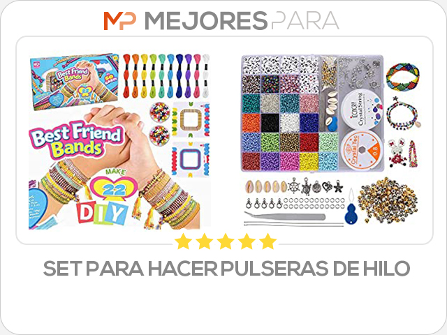 set para hacer pulseras de hilo