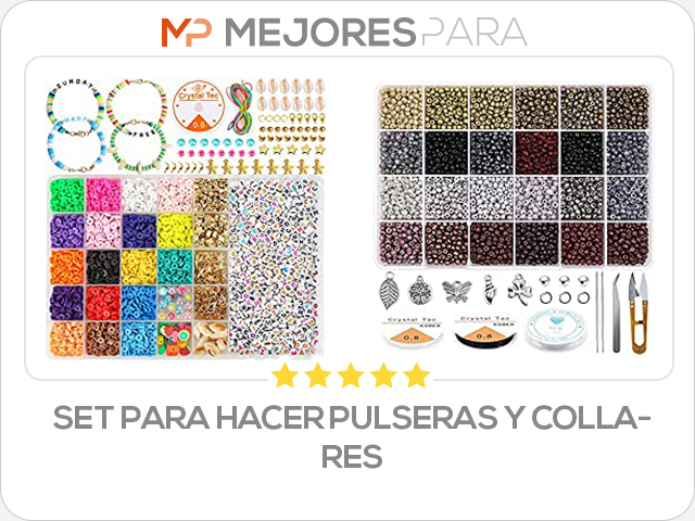 set para hacer pulseras y collares