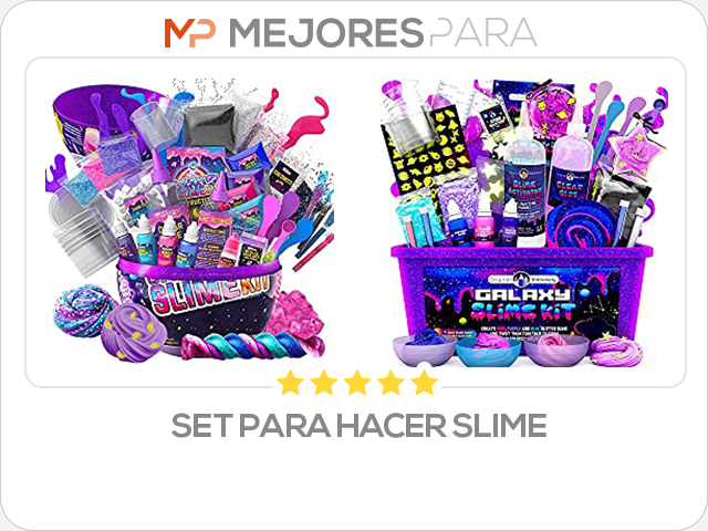 set para hacer slime