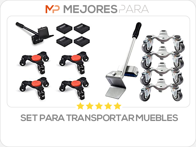 set para transportar muebles