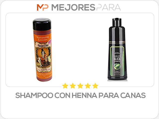 shampoo con henna para canas