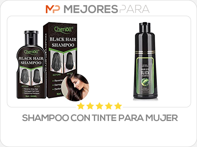 shampoo con tinte para mujer