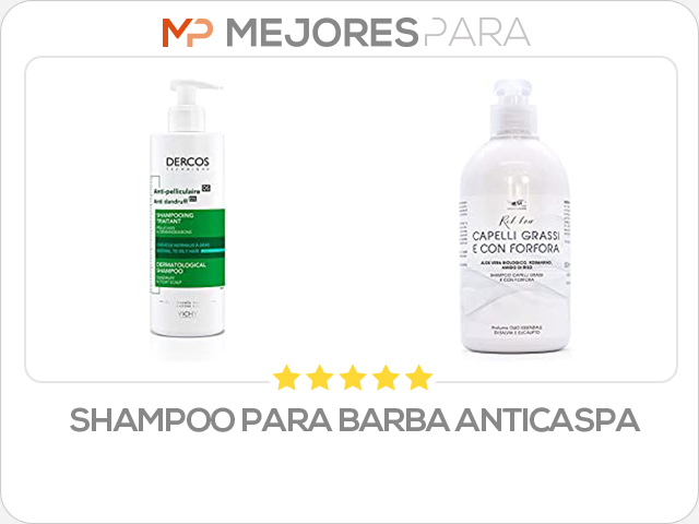 shampoo para barba anticaspa