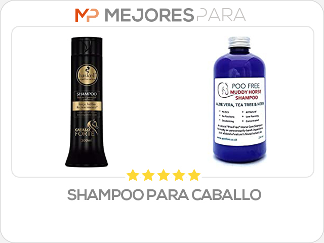 shampoo para caballo