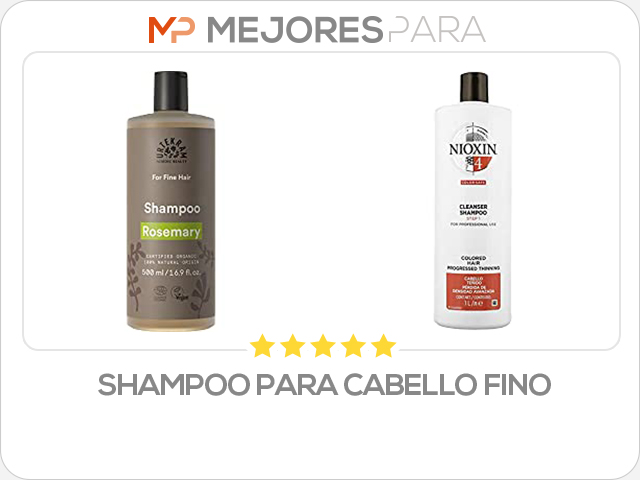 shampoo para cabello fino