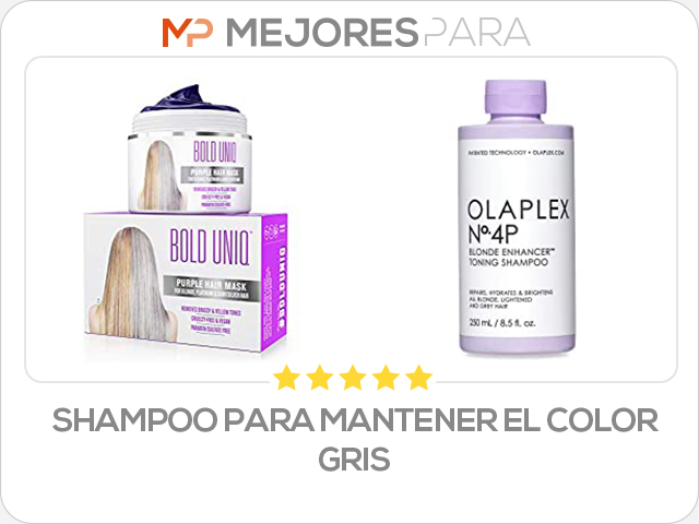 shampoo para mantener el color gris