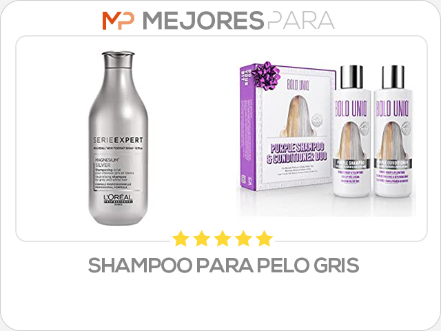 shampoo para pelo gris