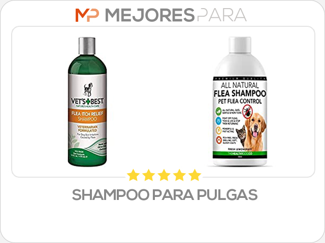 shampoo para pulgas