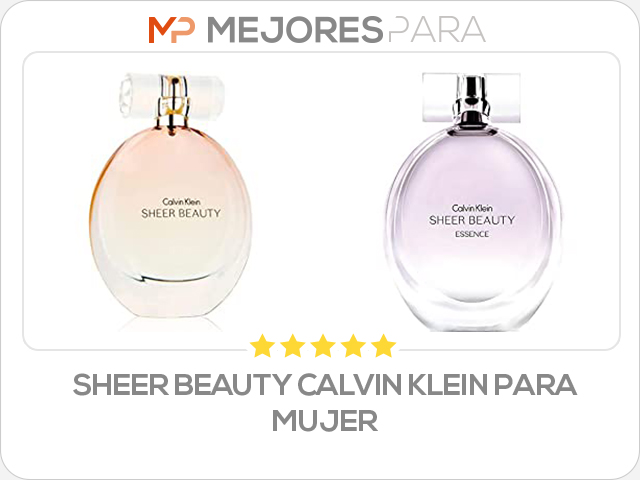 Sheer Beauty Calvin Klein para mujer