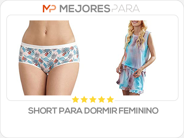 short para dormir feminino