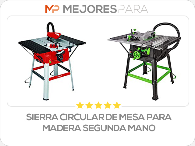 sierra circular de mesa para madera segunda mano