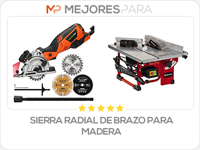 sierra radial de brazo para madera