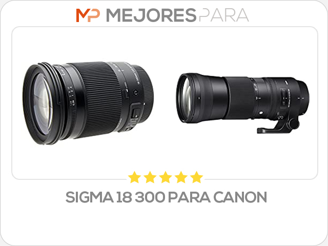 sigma 18 300 para canon