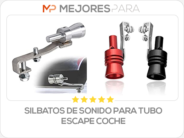 silbatos de sonido para tubo escape coche