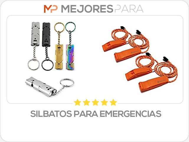 silbatos para emergencias