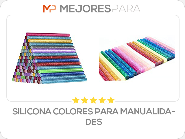 silicona colores para manualidades