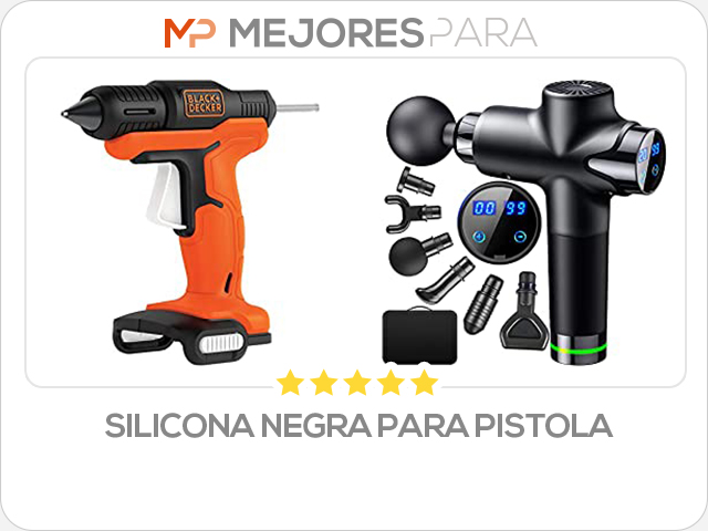 silicona negra para pistola