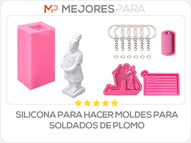 silicona para hacer moldes para soldados de plomo