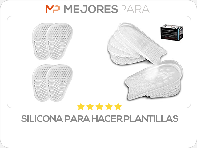 silicona para hacer plantillas