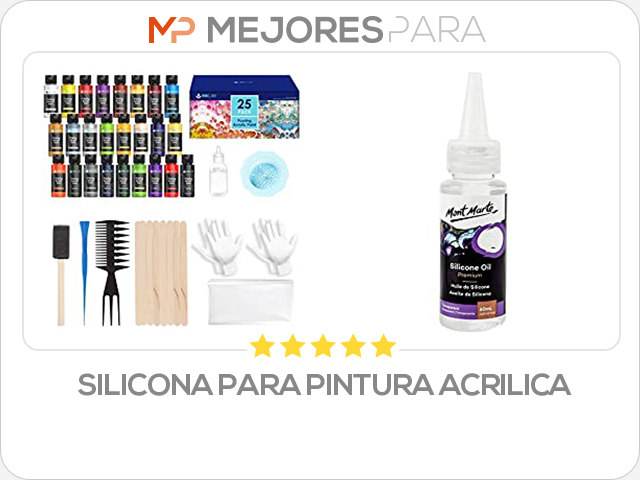 silicona para pintura acrilica