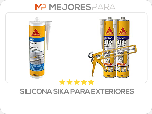 silicona sika para exteriores