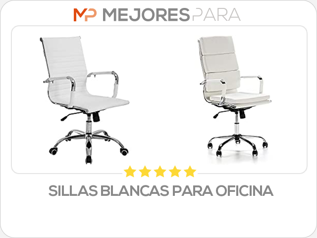 sillas blancas para oficina