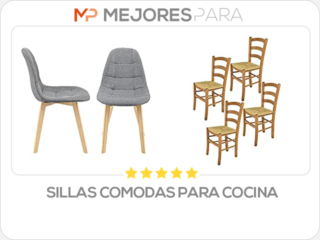 sillas comodas para cocina