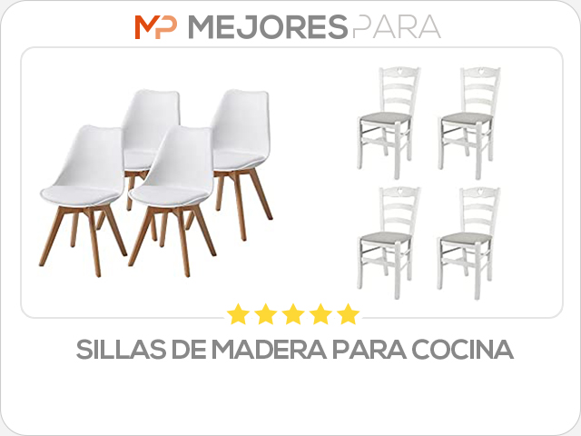 sillas de madera para cocina