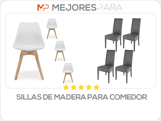 sillas de madera para comedor