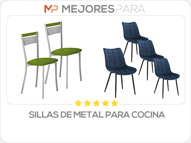 sillas de metal para cocina