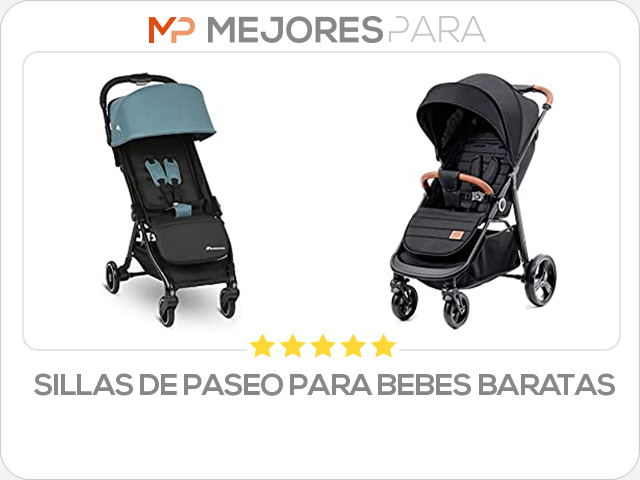 sillas de paseo para bebes baratas