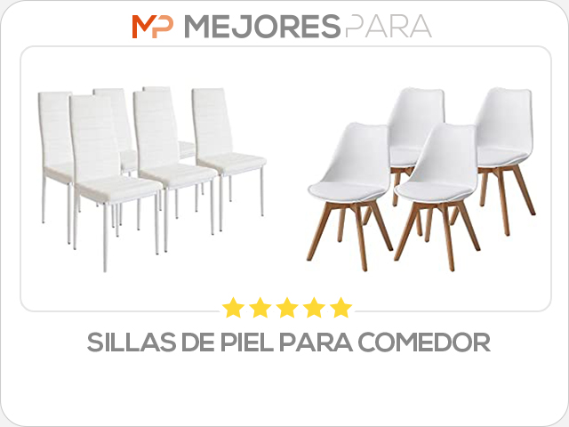 sillas de piel para comedor