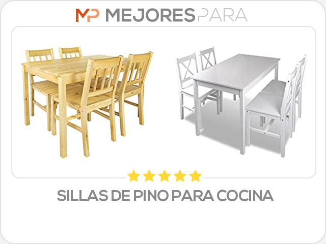 sillas de pino para cocina