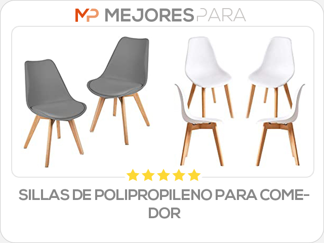 sillas de polipropileno para comedor