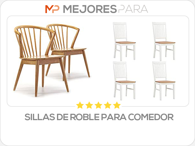 sillas de roble para comedor