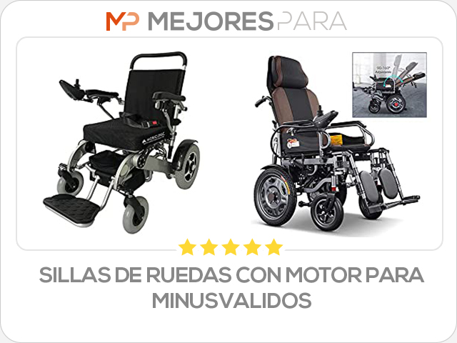 sillas de ruedas con motor para minusvalidos