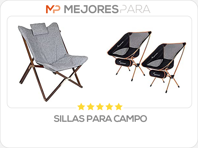 sillas para campo