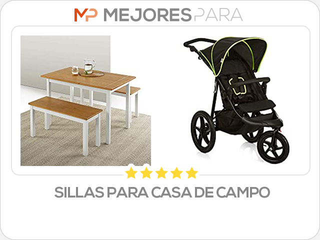 sillas para casa de campo