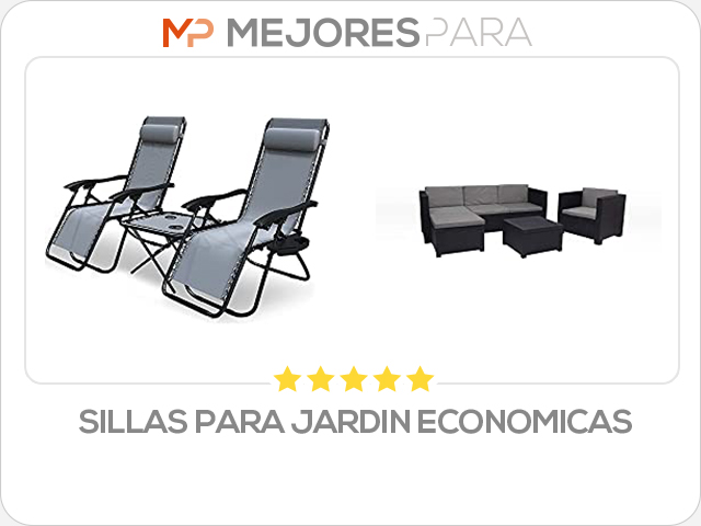 sillas para jardin economicas