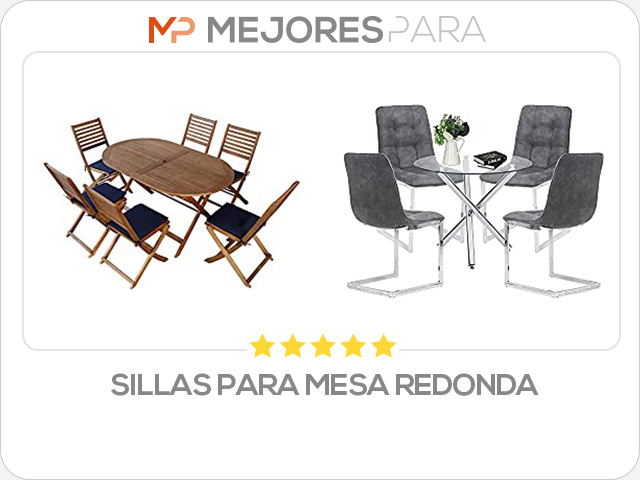 sillas para mesa redonda