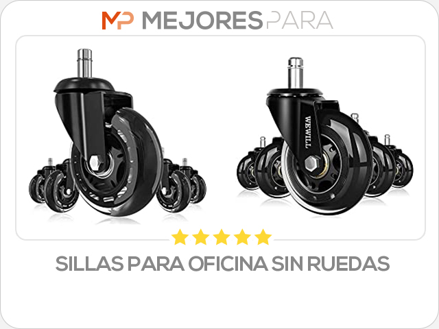 sillas para oficina sin ruedas