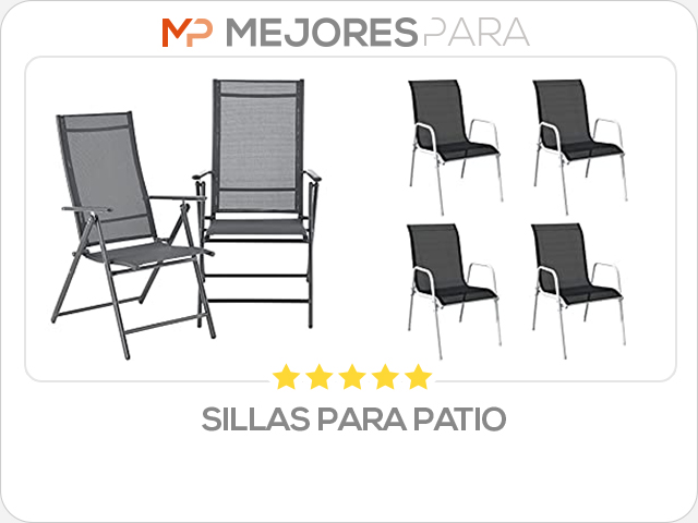 sillas para patio