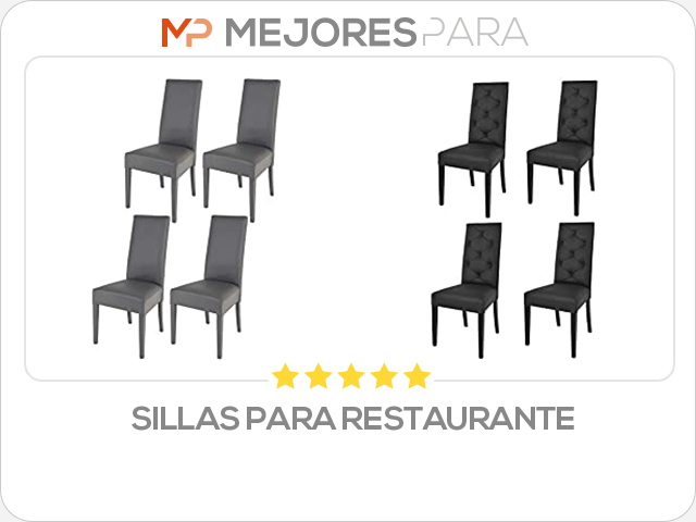 sillas para restaurante