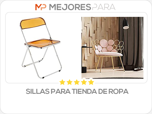 sillas para tienda de ropa