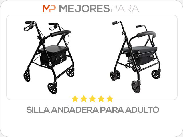 silla andadera para adulto