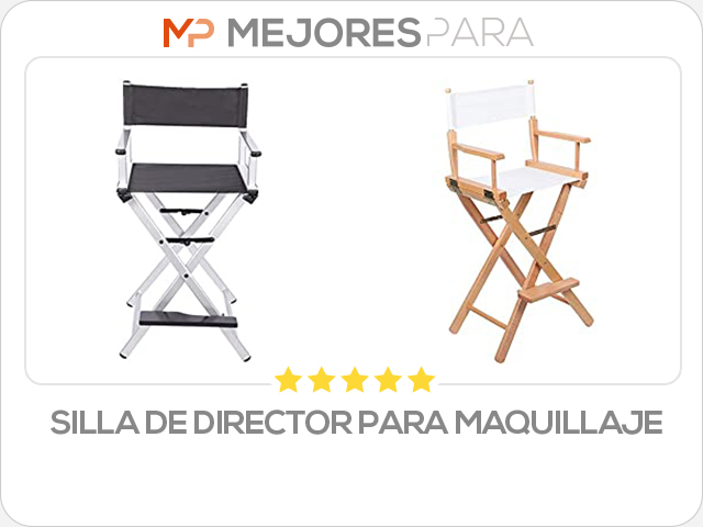 silla de director para maquillaje